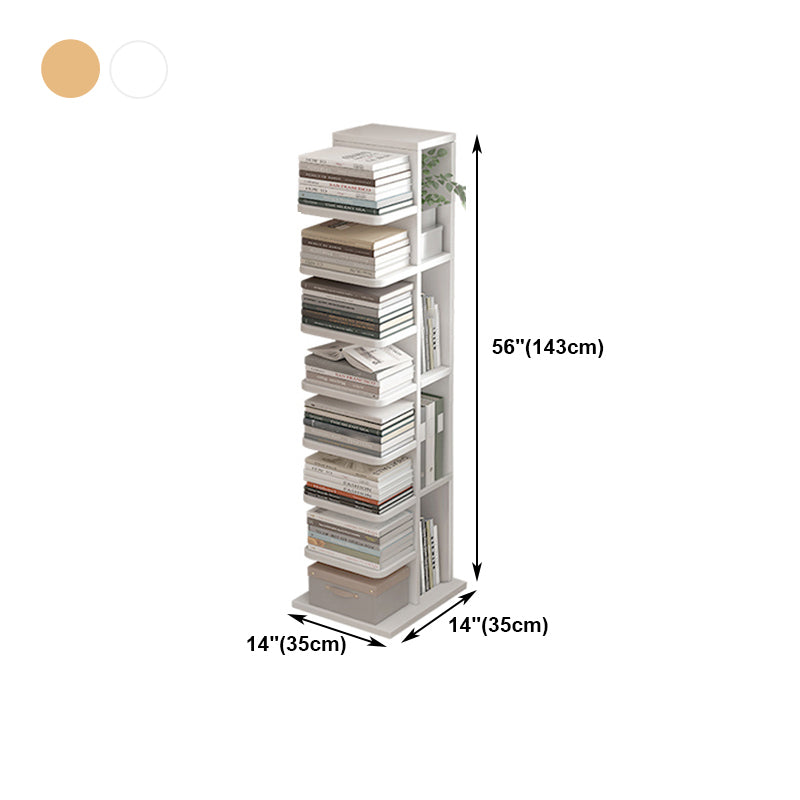 13.78"W Bookshelf Urban Style Invisible Bookcase for Office and Home