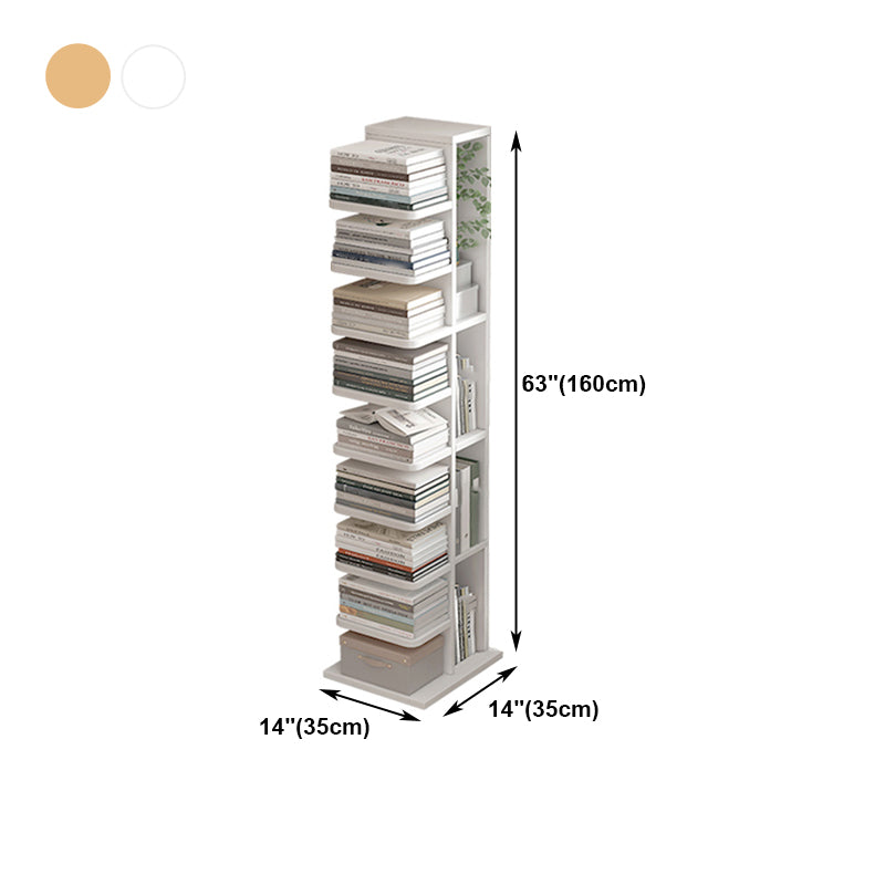 13.78"W Bookshelf Urban Style Invisible Bookcase for Office and Home