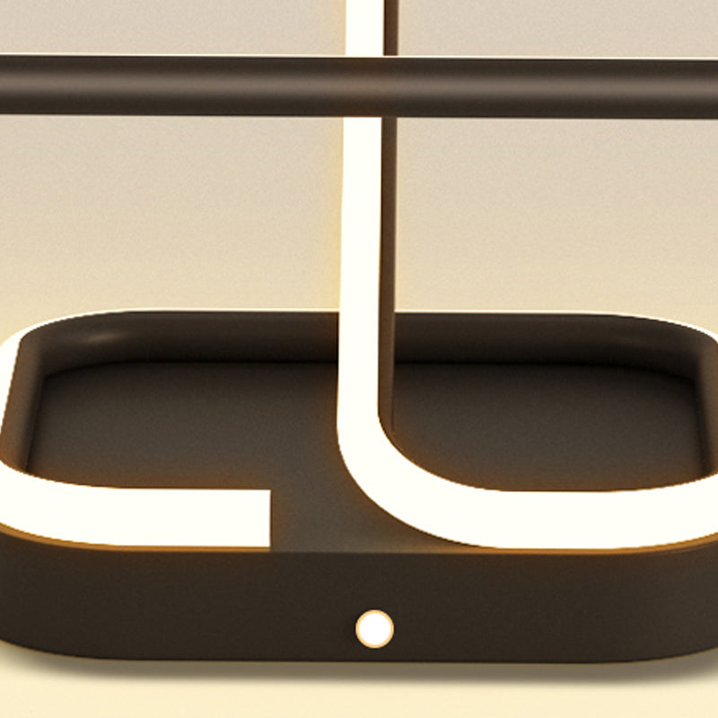 Squared Ceiling Mounted Fixture Modern Style LED Aluminum Ceiling Lighting