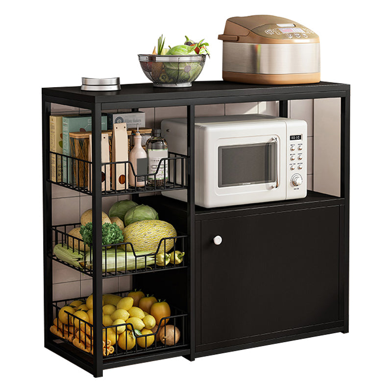 Modern Open Storage Buffet Sideboard Kitchen Engineered Wood Buffet Stand