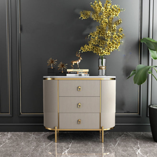 Wood Dining Room Sideboard Cabinet Glam Buffet Server Cabinet with Drawers