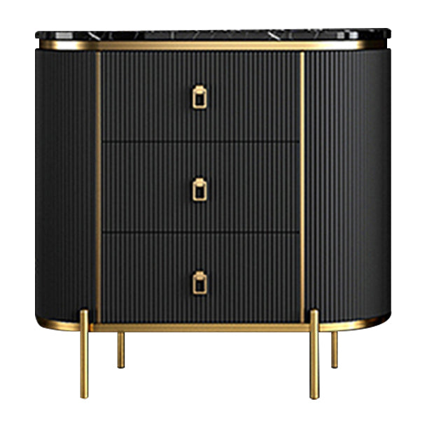 Modern Style Stone Buffet Sideboard 31.5"W Dining Room Buffet Server with Drawer