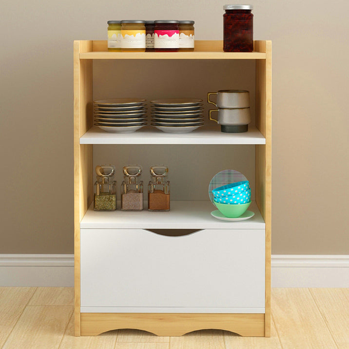 Living Room Simple Buffet Server Artificial Wood Frame Kitchen Server