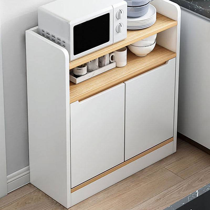 Modern Living Room Buffet/Console Open Storage Cabinets Sideboard Table