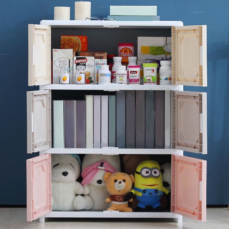 Modern Plastic Cabinets Sideboard Buffet Multicolored Living Room Buffet