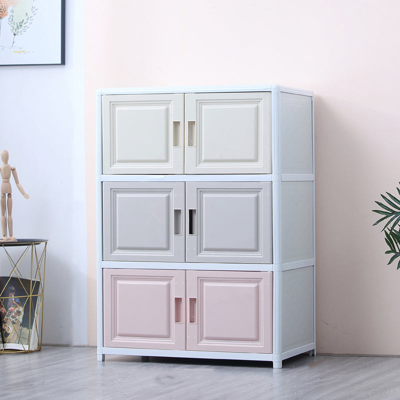 Modern Plastic Cabinets Sideboard Buffet Multicolored Living Room Buffet