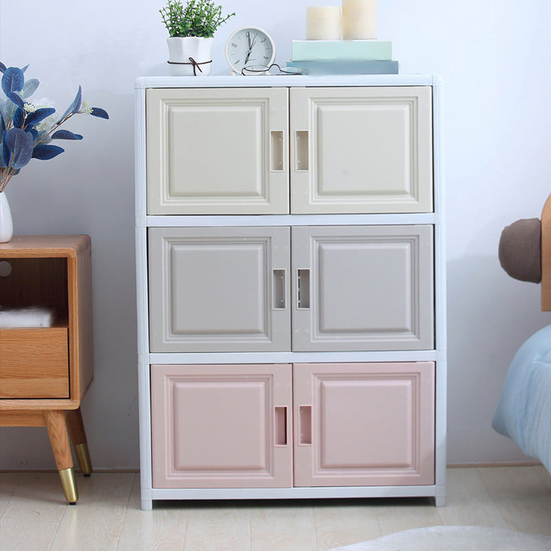 Modern Plastic Cabinets Sideboard Buffet Multicolored Living Room Buffet