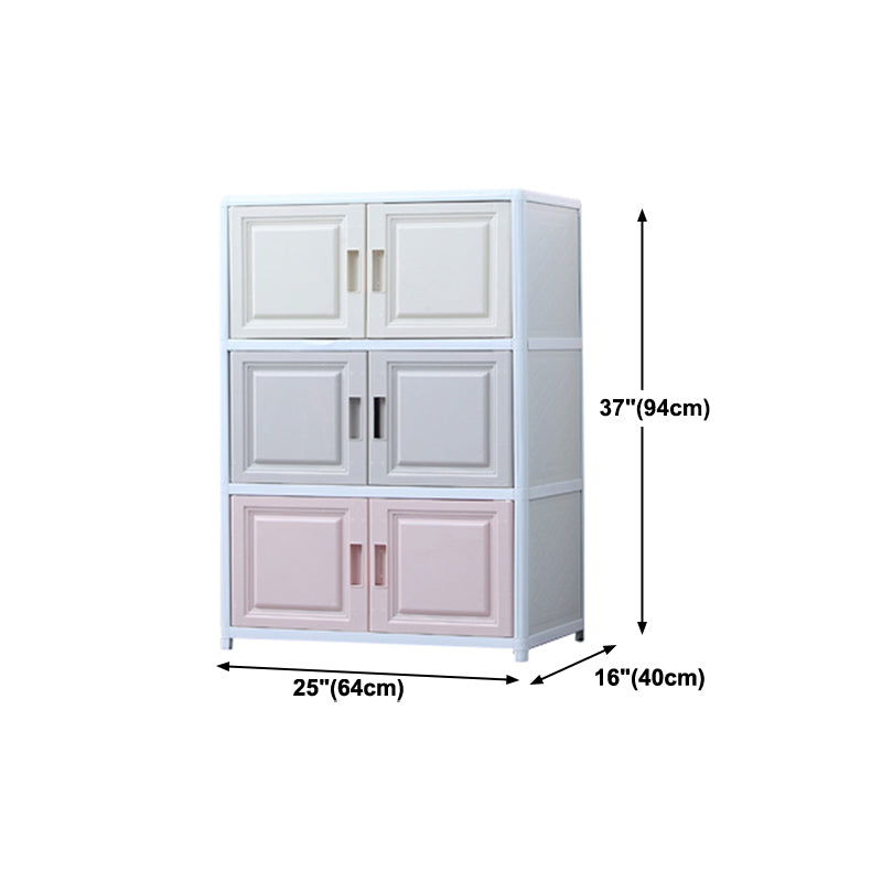 Modern Plastic Cabinets Sideboard Buffet Multicolored Living Room Buffet