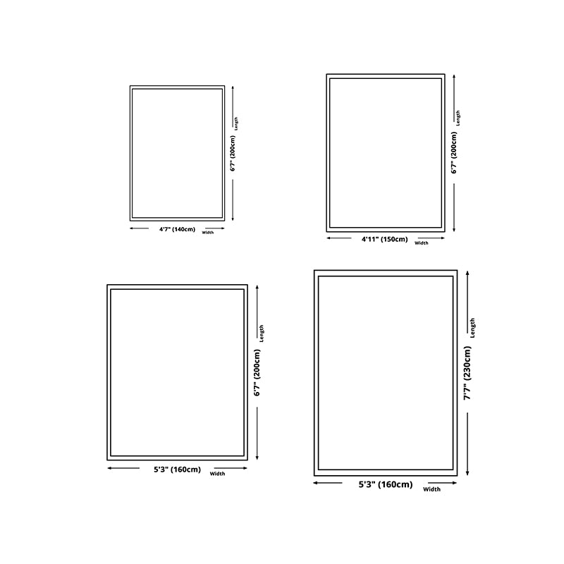 Green Universe Rug Polyester Simple Indoor Rug Stain Resistant Rug for Living Room