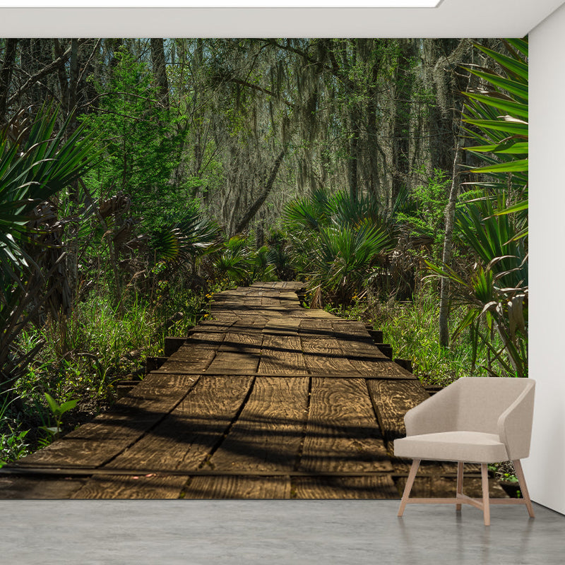 Photography Wall Mural Wallpaper Outdoor Path Sitting Room Wall Mural
