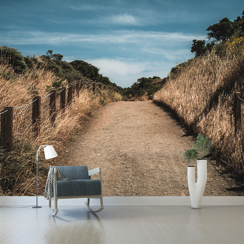 Modern Style Wall Mural Wallpaper Outdoor Path Living Room Wall Mural