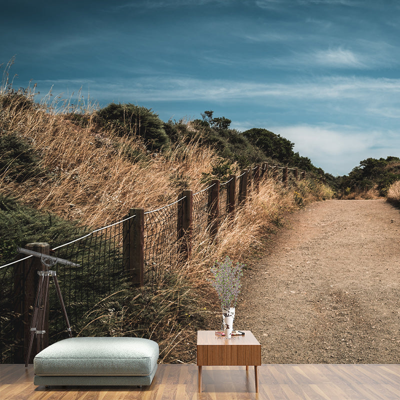 Modern Style Wall Mural Wallpaper Outdoor Path Living Room Wall Mural