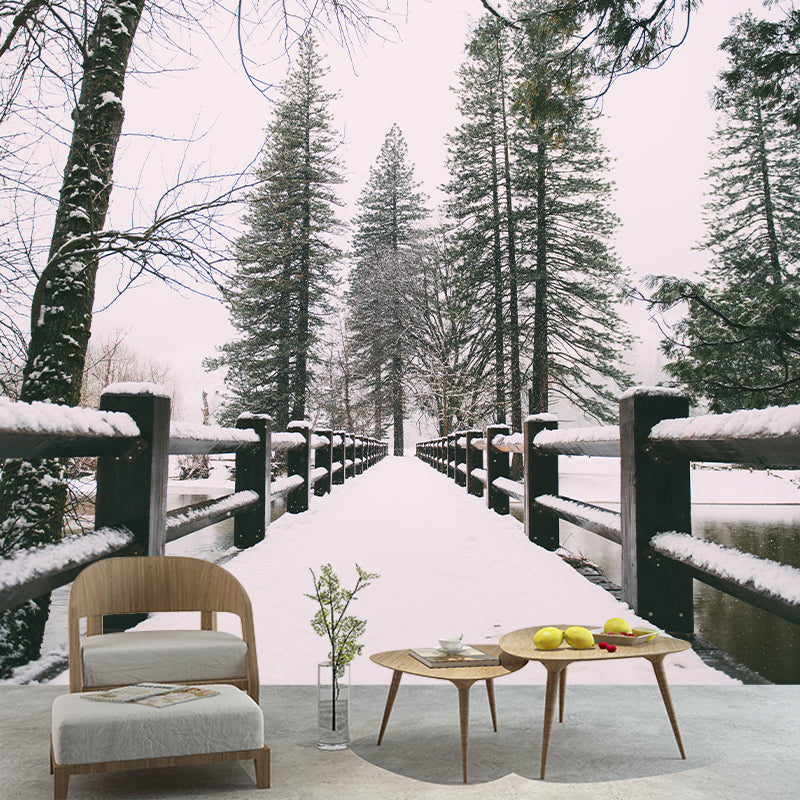 Modern Style Wall Mural Wallpaper Outdoor Path Living Room Wall Mural