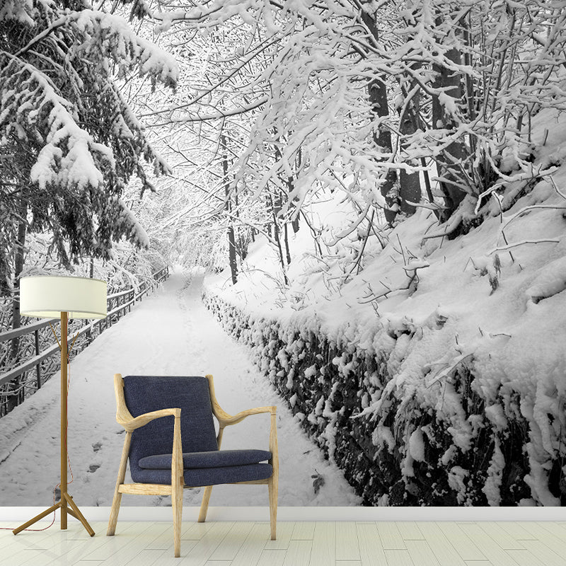 Environment Friendly Resistant Mural Wallpaper Outdoor Path Sleeping Room Wall Mural