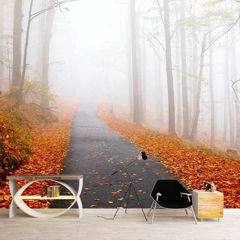 Environment Friendly Resistant Mural Wallpaper Outdoor Path Sleeping Room Wall Mural