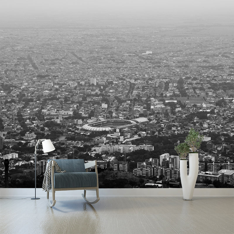 Decorative Photography Mural Wallpaper City Night Scene Indoor Wall Mural