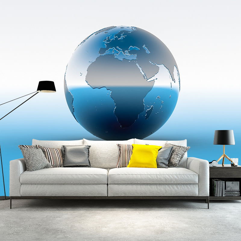 Photography Stain Resistant Mural Wallpaper Map Indoor Wall Mural