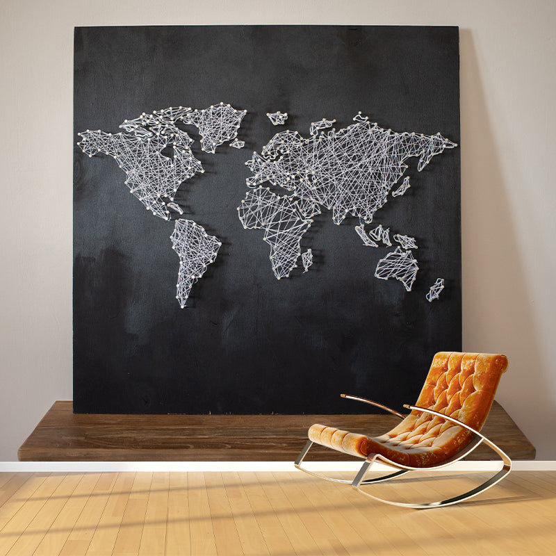 Photography Stain Resistant Mural Wallpaper Map Indoor Wall Mural