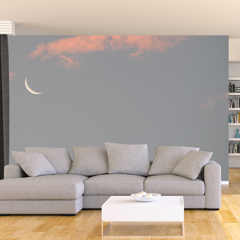 Environmental Wall Mural Wallpaper Dreamy Sky Living Room Wall Mural