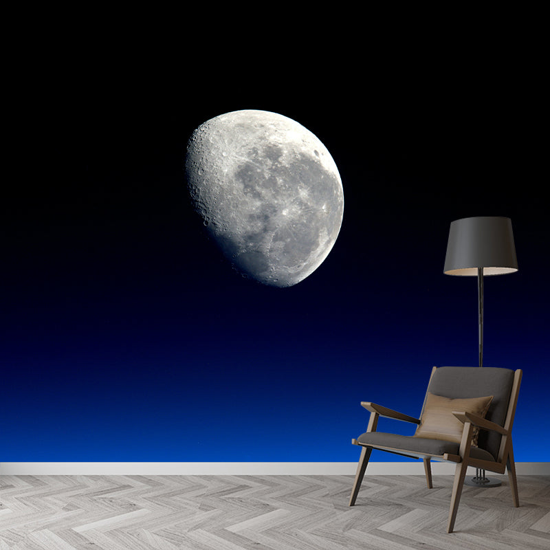 Modern Style Photography Mural Wallpaper Moon Indoor Wall Mural