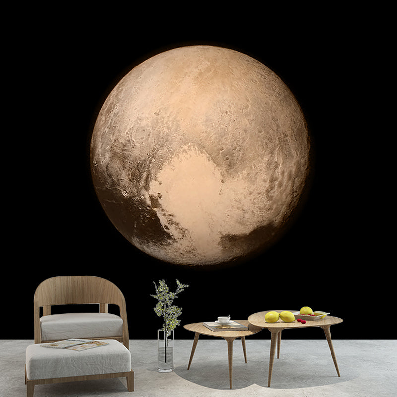 Modern Style Photography Mural Wallpaper Moon Indoor Wall Mural