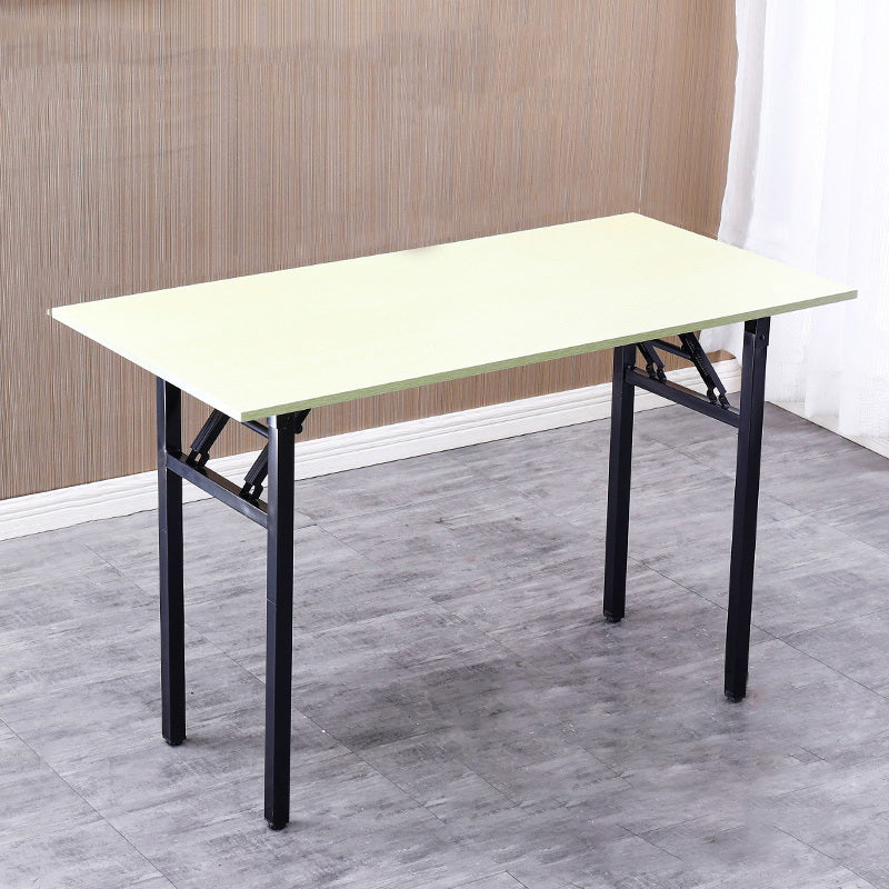 Foldable Writing Desk Contemporary Style Rectangular Dormitory Bedroom Desk