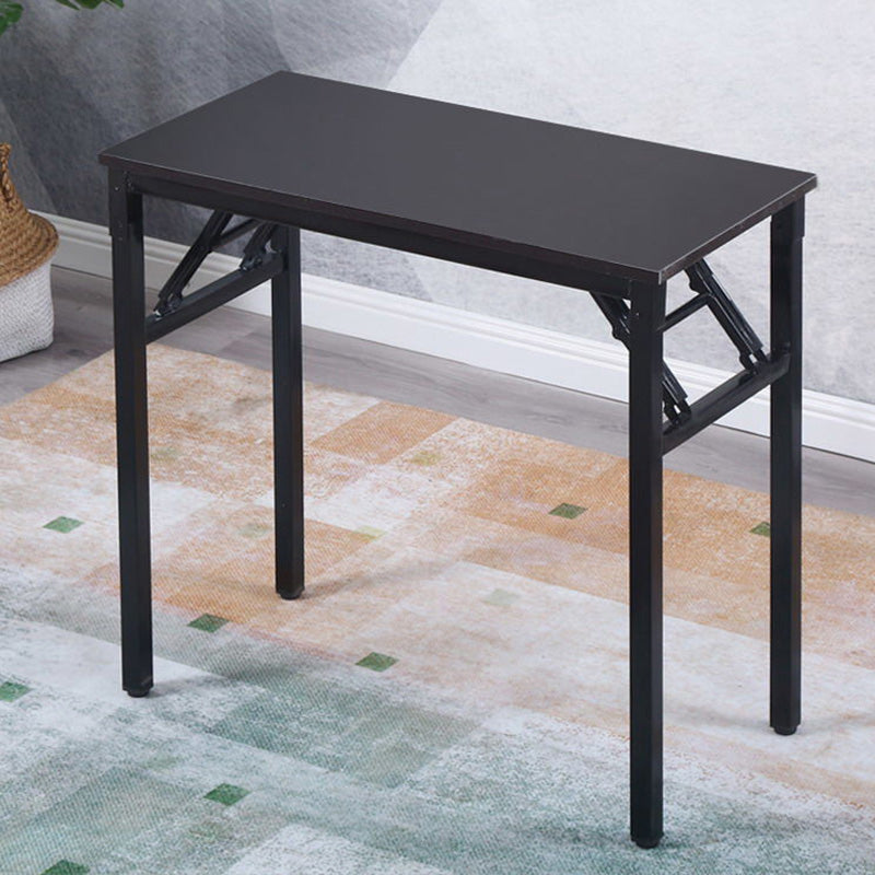 Foldable Writing Desk Contemporary Style Rectangular Dormitory Bedroom Desk