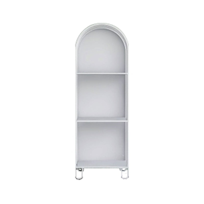 Modern Style Standard Bookshelf Closed Back Metal Bookcase for Home