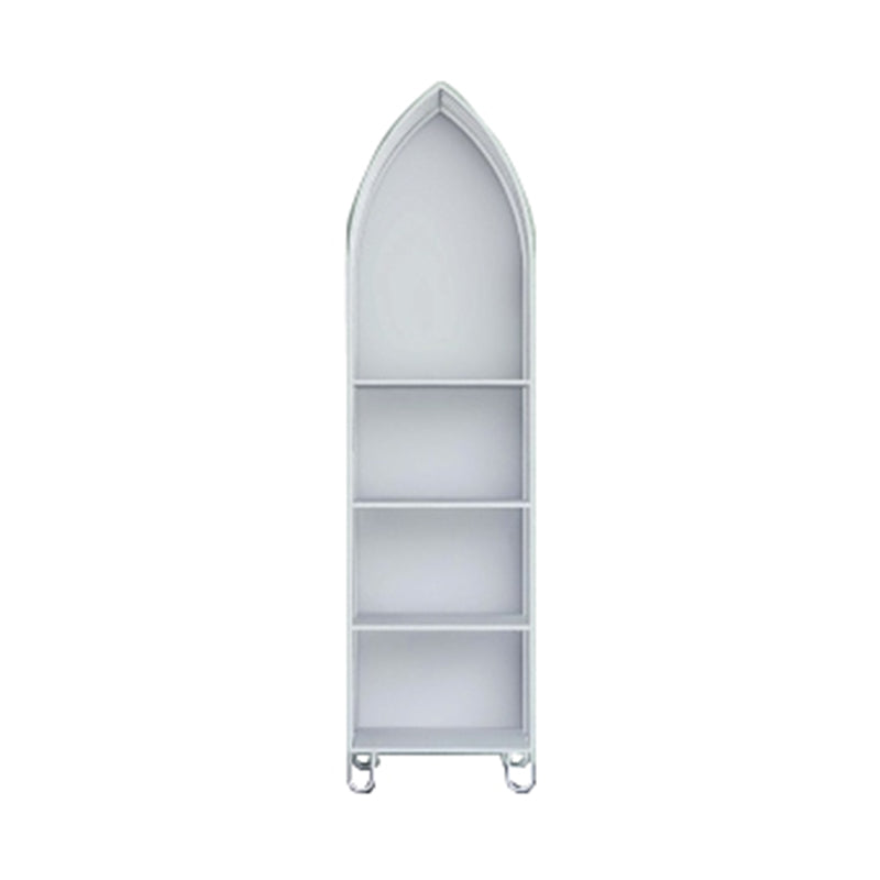 Modern Style Standard Bookshelf Closed Back Metal Bookcase for Home