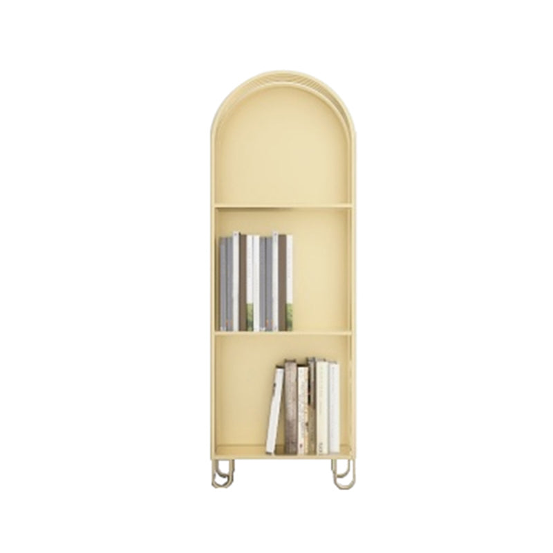 Modern Style Standard Bookshelf Closed Back Metal Bookcase for Home