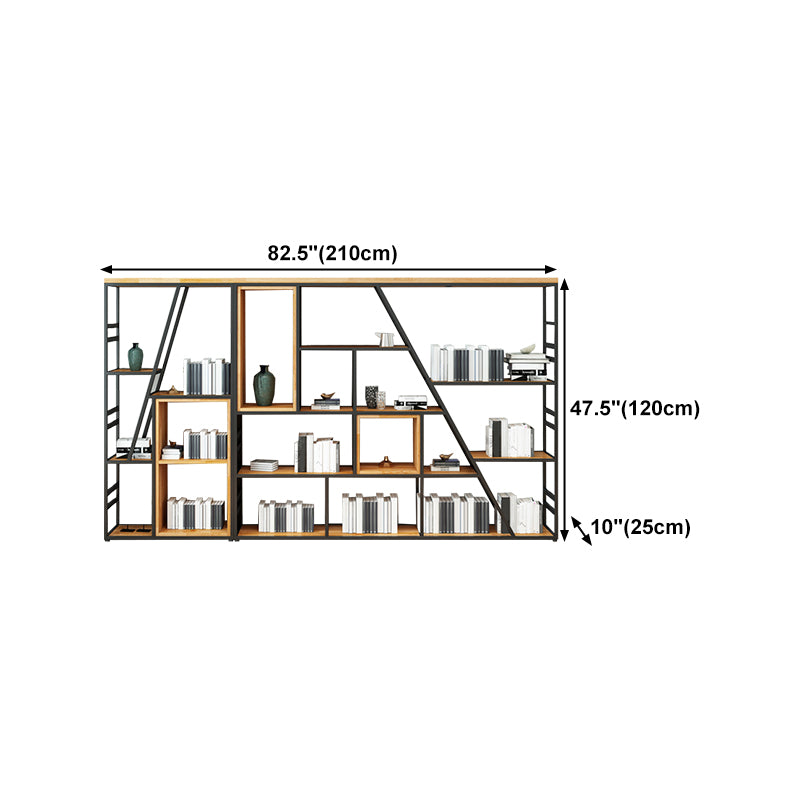 47.24"H Bookshelf Modern Style Bookcase for Study Room and Office