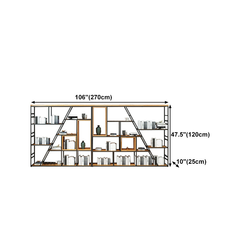 47.24"H Bookshelf Modern Style Bookcase for Study Room and Office
