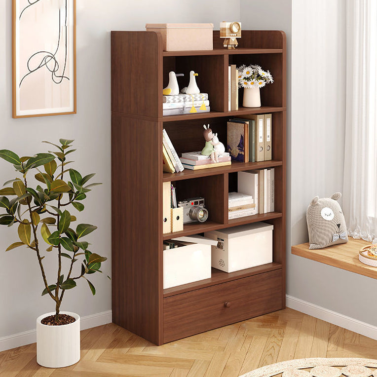 Modern Style Bookcase Engineer Wood Standard Bookshelf for Home Office