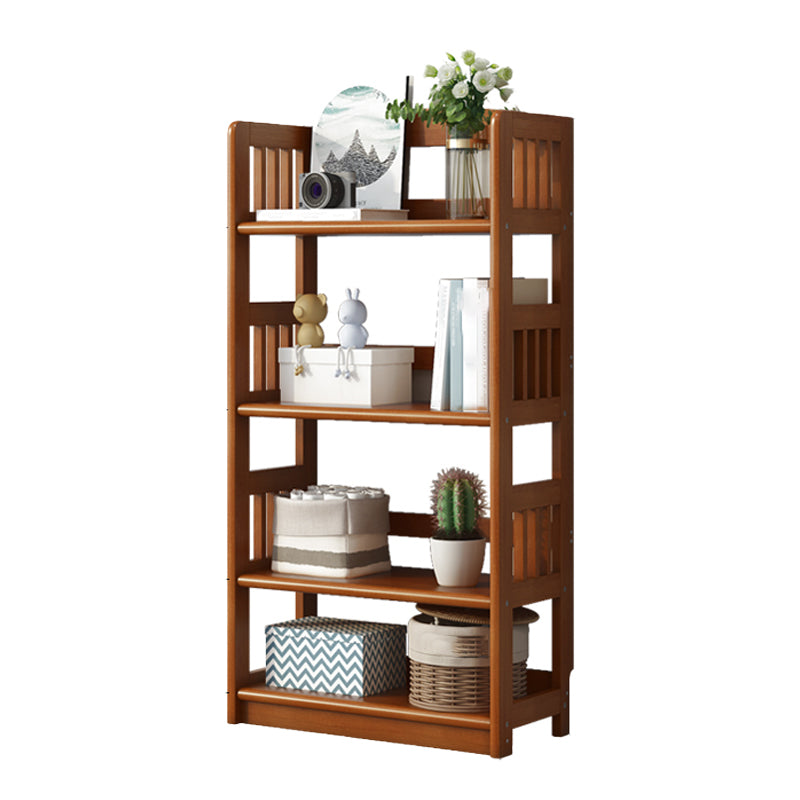 Simple Shelf Standard Wooden Bookcase Modern Bookshelf for Office