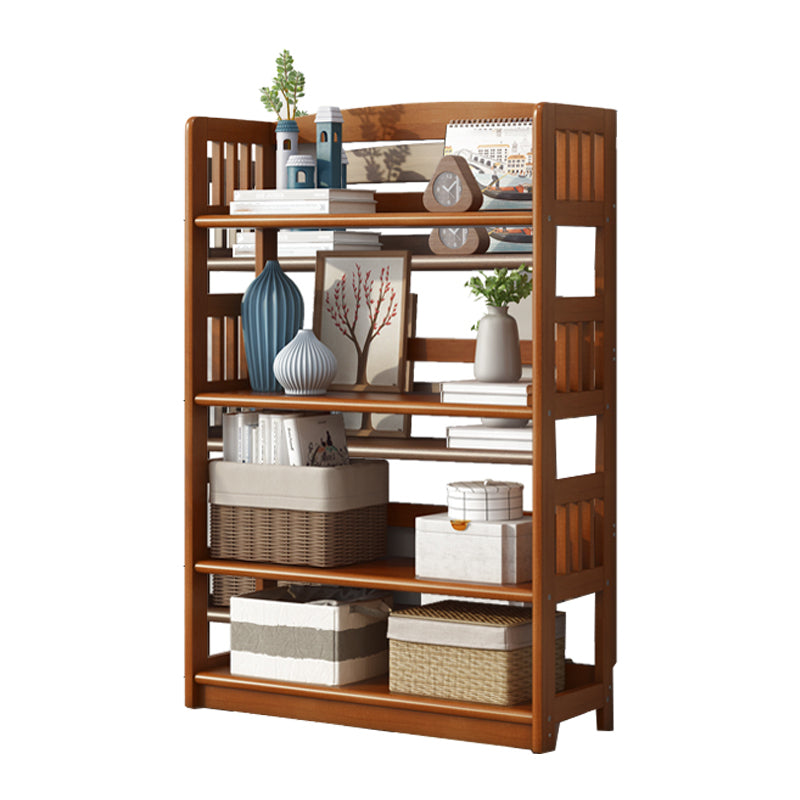 Simple Shelf Standard Wooden Bookcase Modern Bookshelf for Office