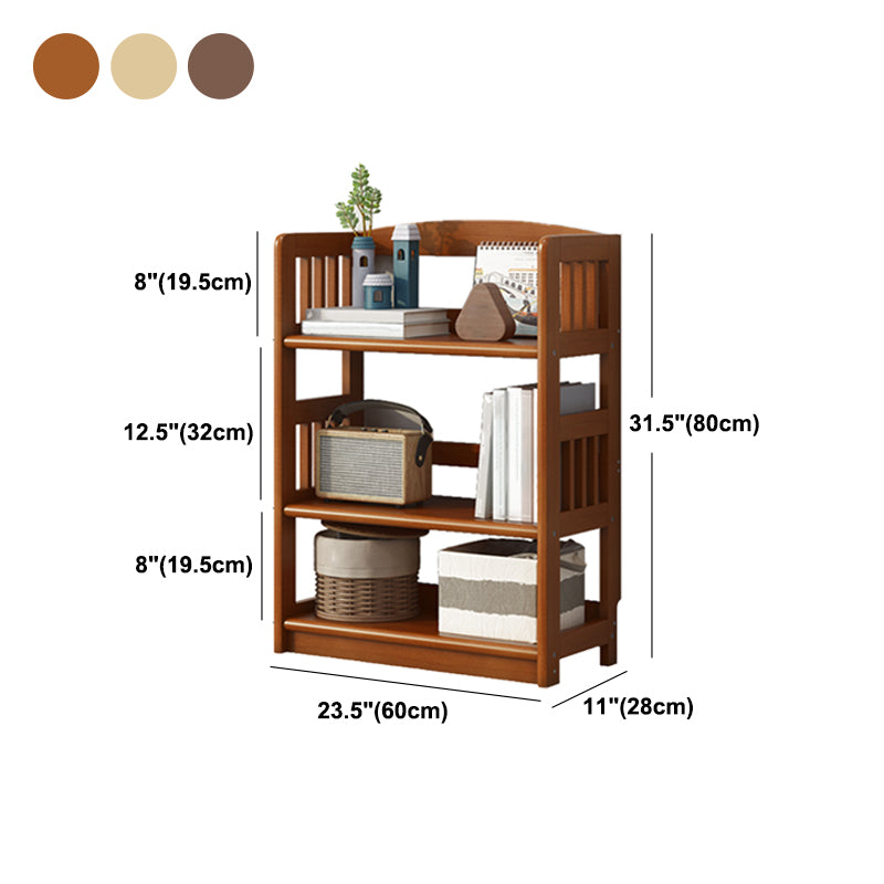 Simple Shelf Standard Wooden Bookcase Modern Bookshelf for Office