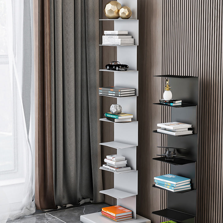13.78"W Bookshelf Contemporary Style Invisible Bookcase for Home and Office