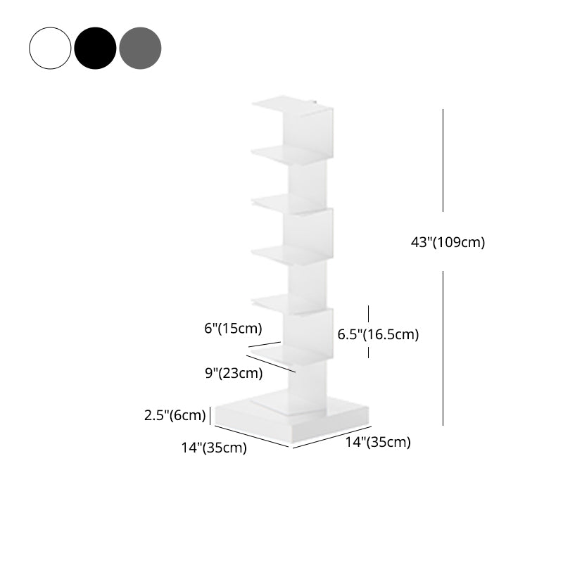 13.78"W Bookshelf Contemporary Style Invisible Bookcase for Home and Office