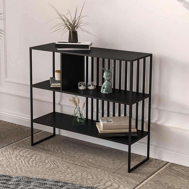 Modern Style Etagere Bookcase Open Back Metal Bookshelf for Home