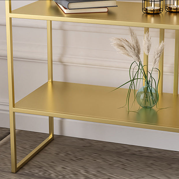 Modern Style Etagere Bookcase Open Back Metal Bookshelf for Home