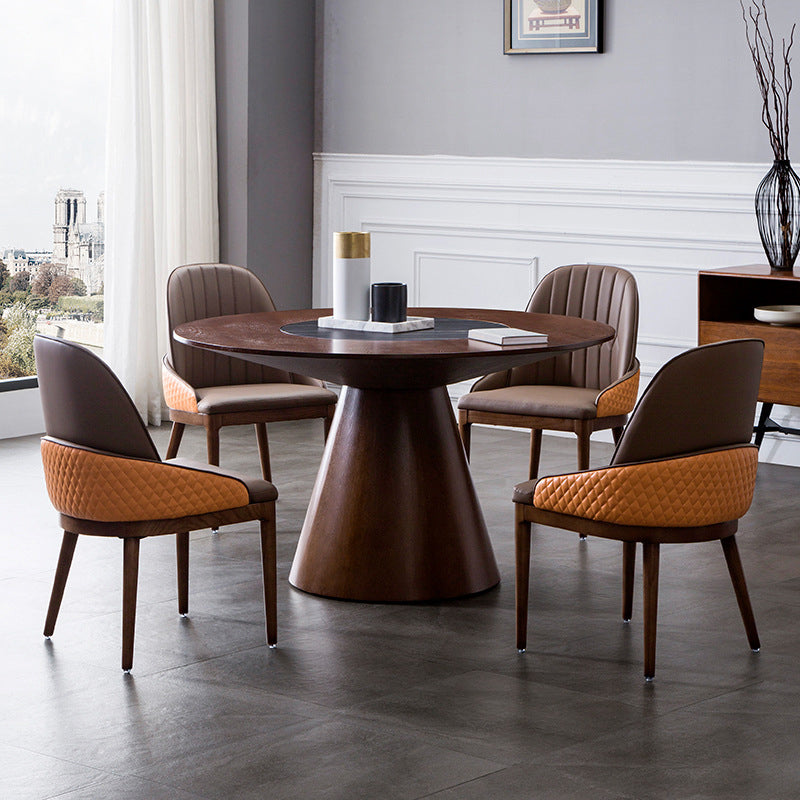 Modern 1/2/3/5/7 Pieces Dining Set Solid Wood Dining Table Set for Dining Areas