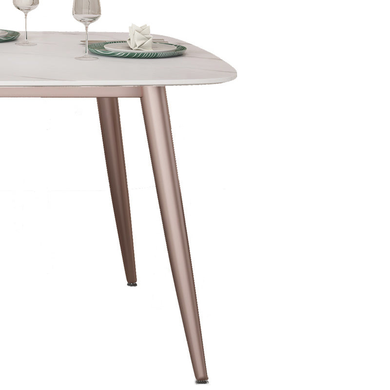 1/4/5/7 Pieces Dining Chairs Set  Dining Table Set with Sintered Stone Top