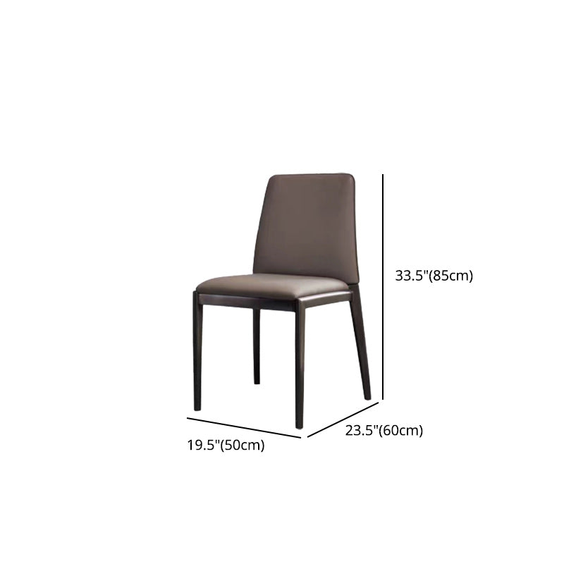 Designer Style 1/2/5/7 Pieces Dining Set Sintered Stone Top Table with Leather Chairs