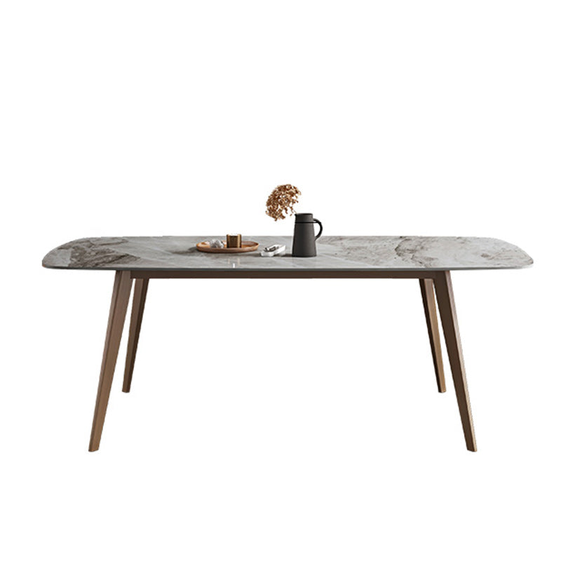 Glam 1/2/5/7 Pieces Dinette Set with Sintered Stone Top Rectangle Dining Table Set