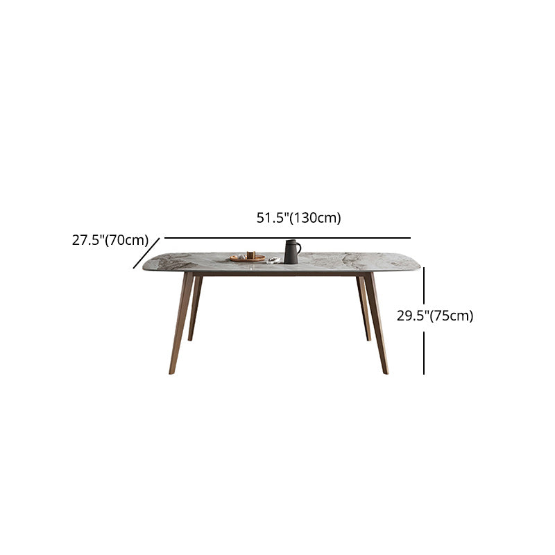 Glam 1/2/5/7 Pieces Dinette Set with Sintered Stone Top Rectangle Dining Table Set