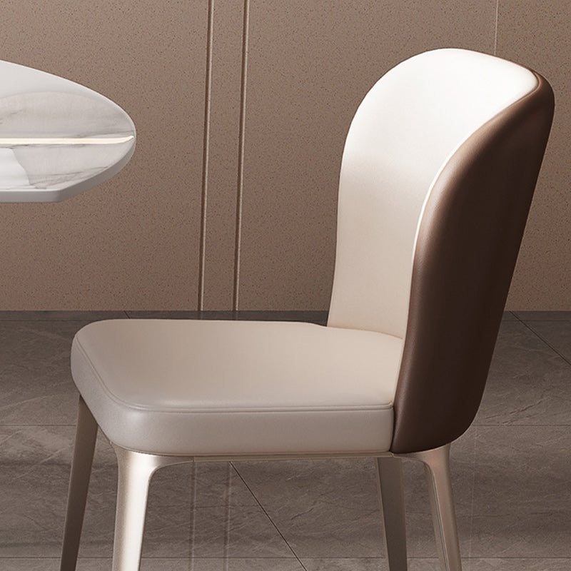 Contemporary 1/2/5/7 Pieces Dining Set Sintered Stone Dining Room Set for Small Space