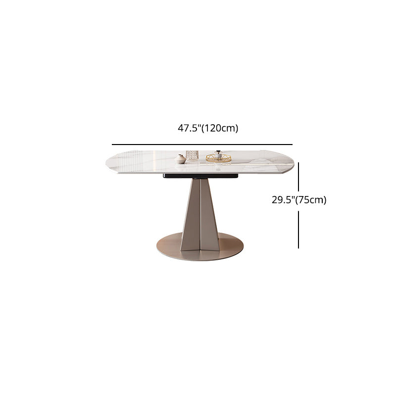 Contemporary 1/2/5/7 Pieces Dining Set Sintered Stone Dining Room Set for Small Space