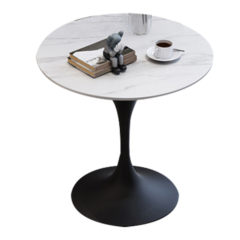 Modern 1/2/3/4/5 Pieces Dining Set Round Stone Dining Table for Dining Room