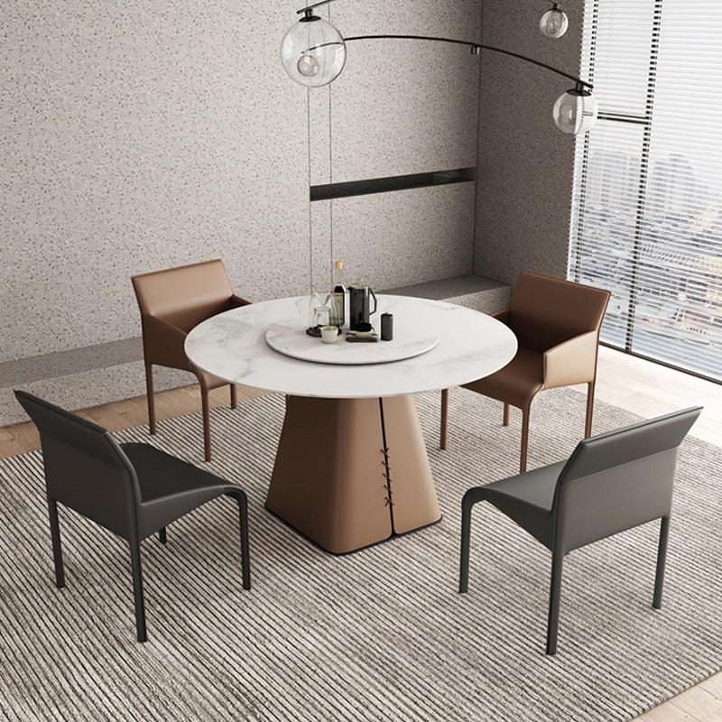 Modern 1/3/5 Pieces Dining Set Rectangle White Dining Table Set for Home Use