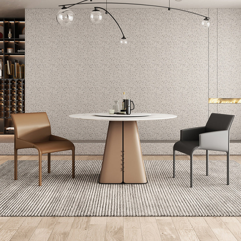 Modern 1/3/5 Pieces Dining Set Rectangle White Dining Table Set for Home Use